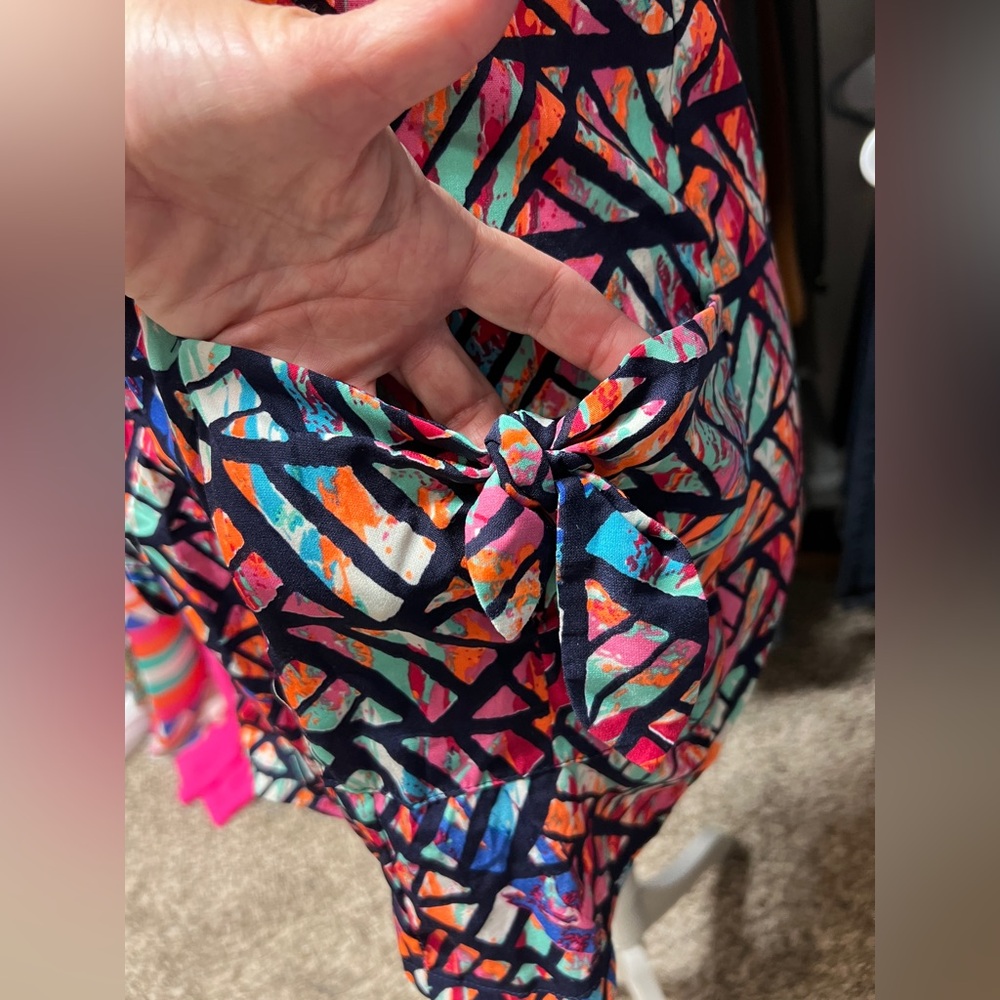Love Riche‎ Multicolor Abstract Romper Size S - Picture 4 of 7